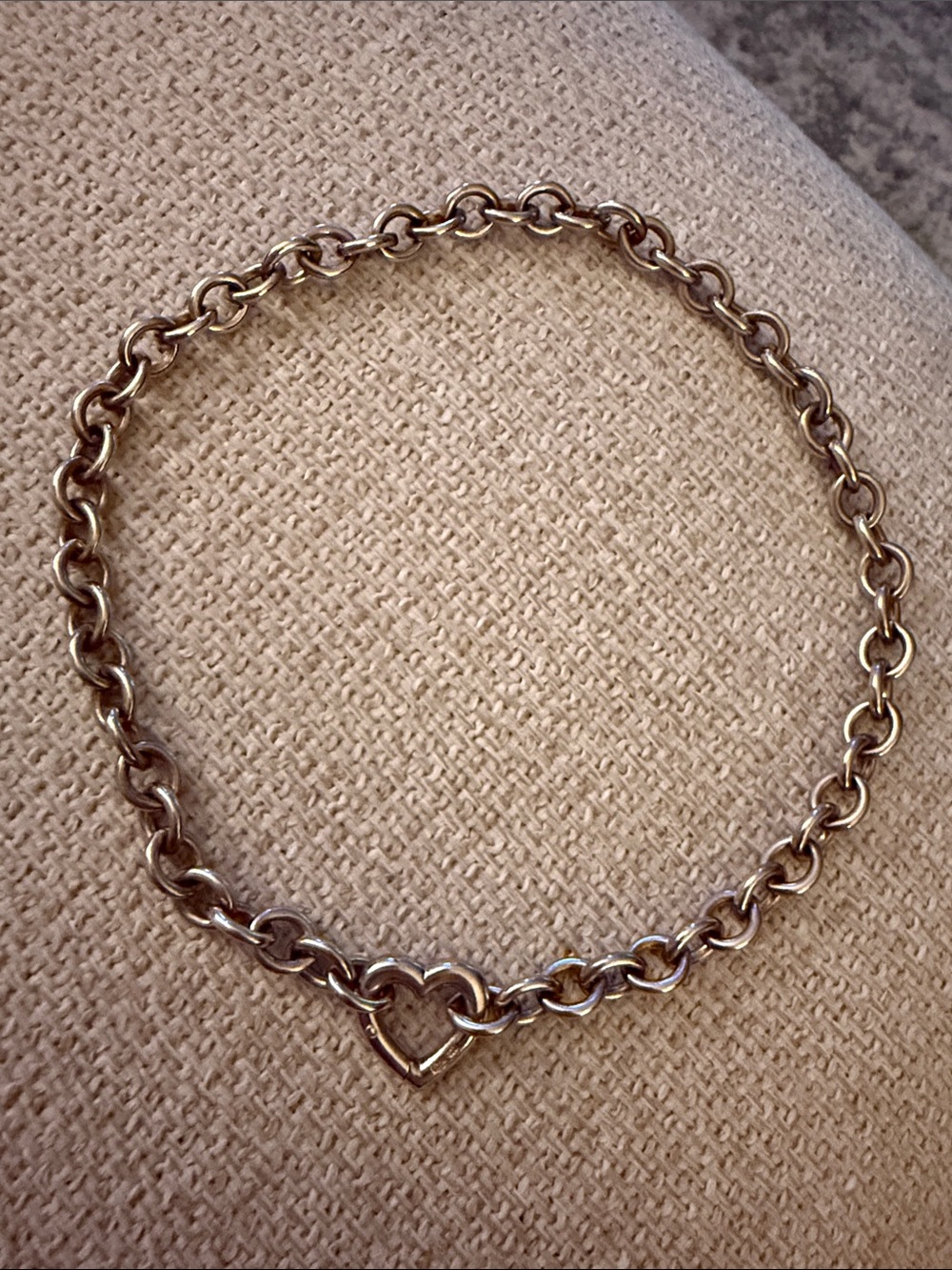 Tiffany Heart Link Chain Necklace